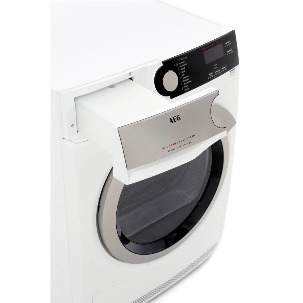 AEG T7DEE835R 8kg Heat Pump Condenser Tumble Dryer | Atlantic Electrics - 39477724610783 
