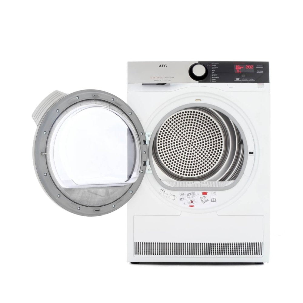 AEG T7DEE835R 8kg Heat Pump Condenser Tumble Dryer | Atlantic Electrics