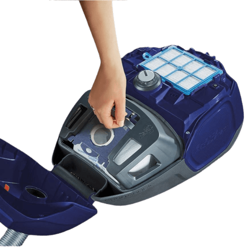 AEG VX72DB Bagged Cylinder Vacuum Cleaner in Blue | Atlantic Electrics - 39477723988191 