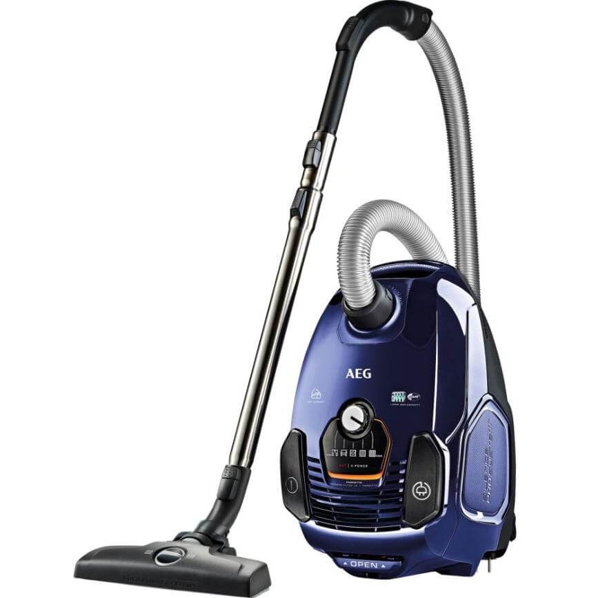 AEG VX72DB Bagged Cylinder Vacuum Cleaner in Blue | Atlantic Electrics - 39477723726047 