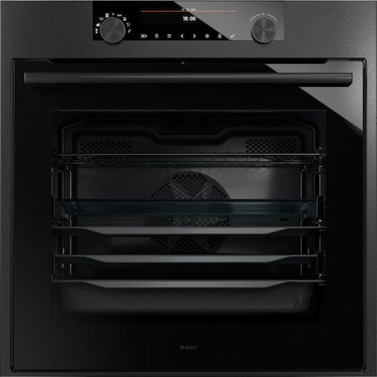 ASKO OP8687B 59.5cm Built In Electric Single Oven Black Steel | Atlantic Electrics