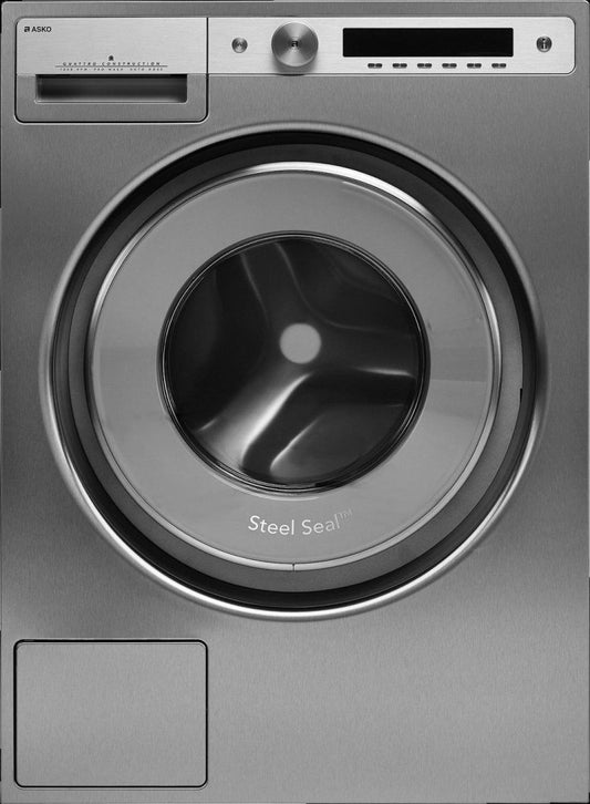 ASKO W6098XSUK 9kg 1800 Spin Washing Machine Stainless Steel | Atlantic Electrics