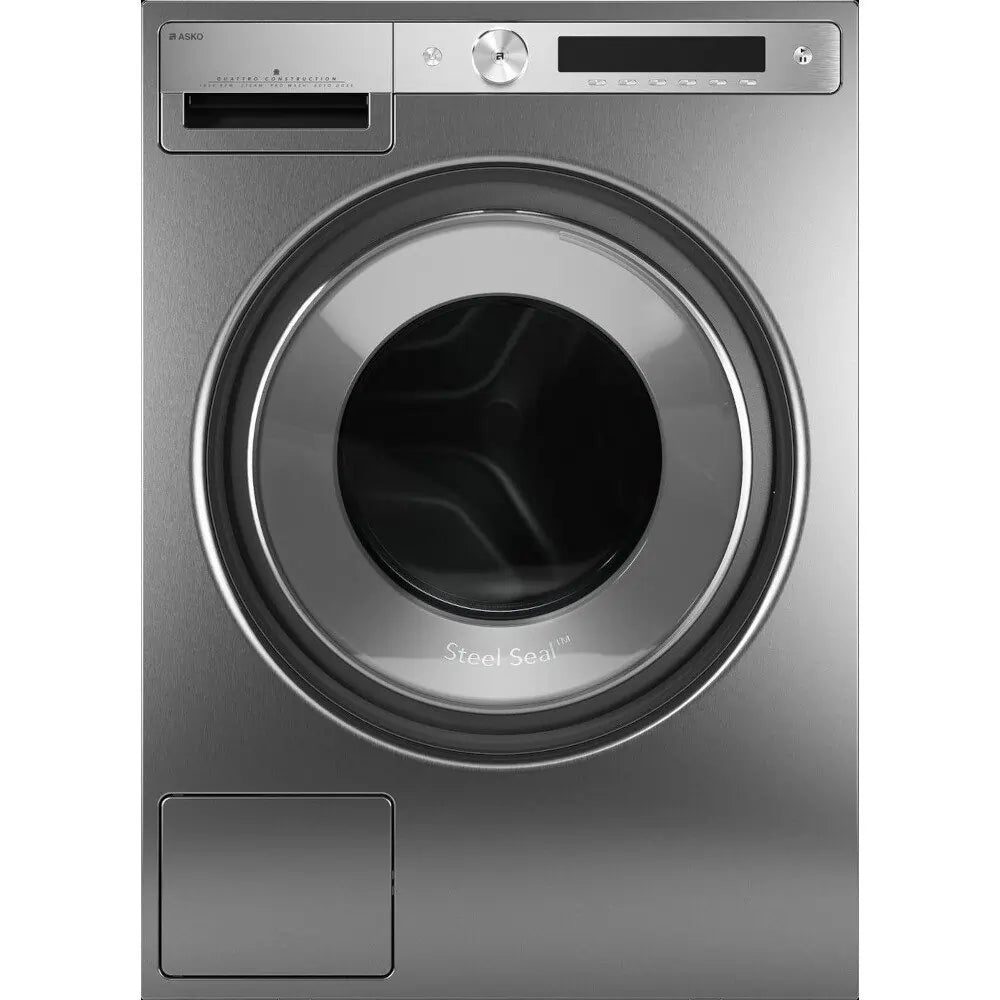 Asko W6098XSUK1 9kg 1800 Spin Washing Machine Stainless Steel | Atlantic Electrics