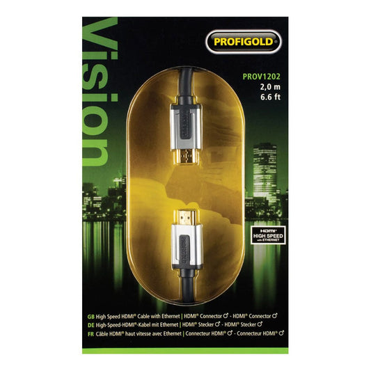 BANDRIDGE 2 metre High Speed HDMI Cable with Ethernet (PROV1202) | Atlantic Electrics