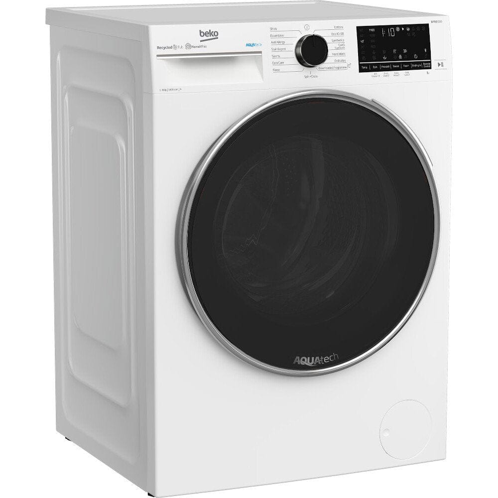 Beko B5W58410AW 8kg 1400 Spin Washing Machine - White | Atlantic Electrics - 39477728411871 