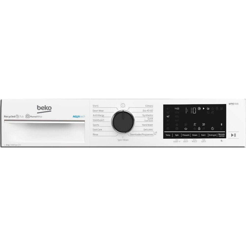 Beko B5W58410AW 8kg 1400 Spin Washing Machine - White | Atlantic Electrics