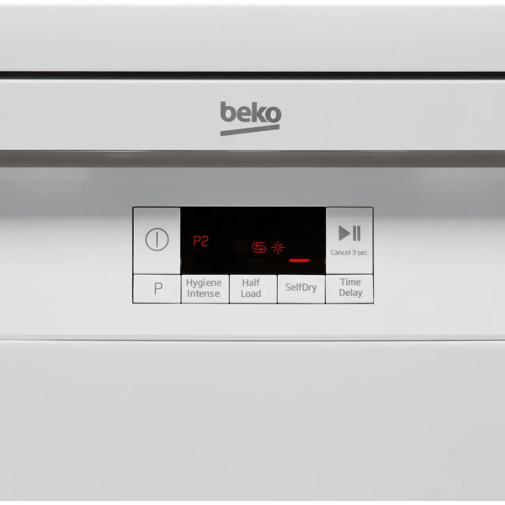 Beko BDFN15431W Full Size Dishwasher White 14 Place Settings | Atlantic Electrics - 39477728674015 