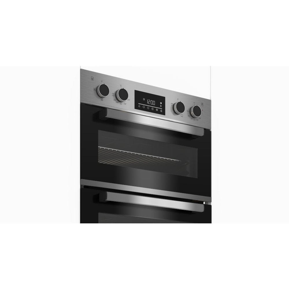 Beko CDFY22309X Built In Electric Double Oven - Stainless Steel - A Energy Rated - Atlantic Electrics - 39477730017503 