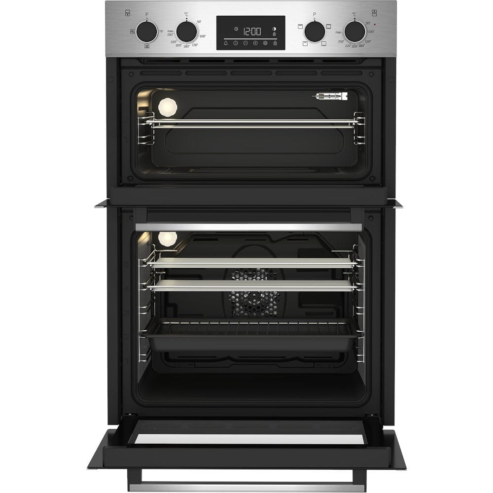 Beko CDFY22309X Built In Electric Double Oven - Stainless Steel - A Energy Rated - Atlantic Electrics - 39477730279647 