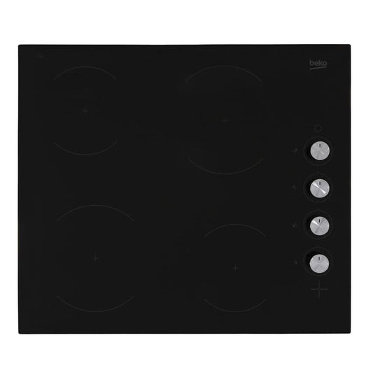 Beko CIHYV21B 58cm Ceramic Hob Black | Atlantic Electrics