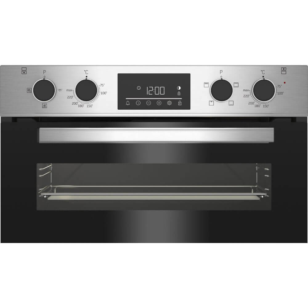 Beko CTFY22309X 59.4cm Built under Electric Double Oven Stainless Steel | Atlantic Electrics