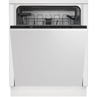 Thumbnail Beko DIN15C20 Integrated Full Size Dishwasher 14 Place Settings - 39477729657055