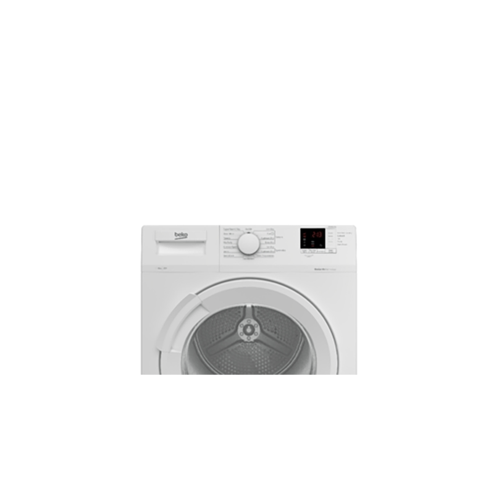 Beko DTLP81141W 8kg Freestanding Tumble Dryer, 59.7cm Wide- White | Atlantic Electrics - 39477731328223 