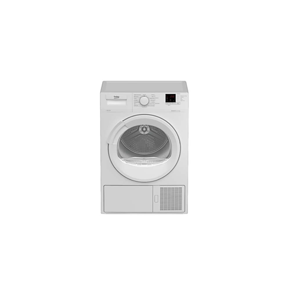 Beko DTLP81141W 8kg Freestanding Tumble Dryer, 59.7cm Wide- White | Atlantic Electrics - 39477731164383 