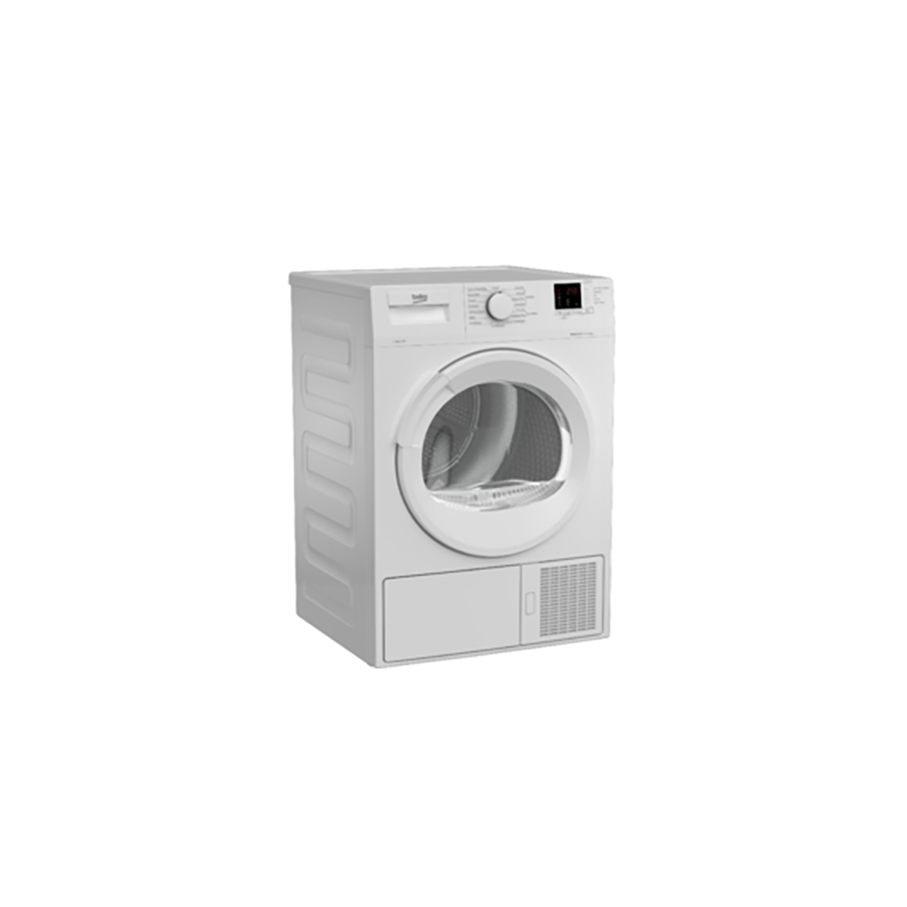 Beko DTLP81141W 8kg Freestanding Tumble Dryer, 59.7cm Wide- White | Atlantic Electrics - 39477731197151 