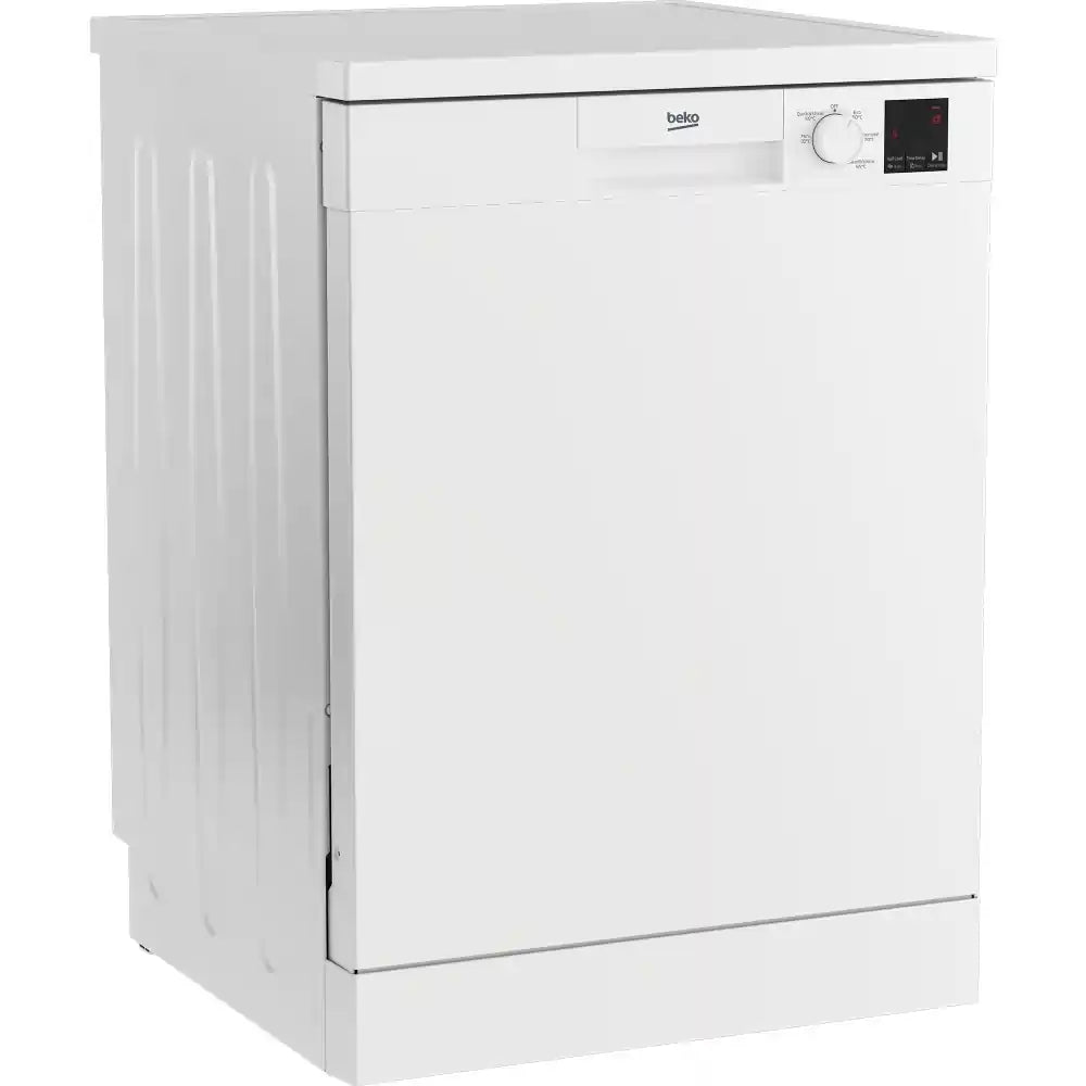 Beko DVN05C20W Freestanding Dishwasher 13 Place Full Size - White | Atlantic Electrics - 40675066151135 