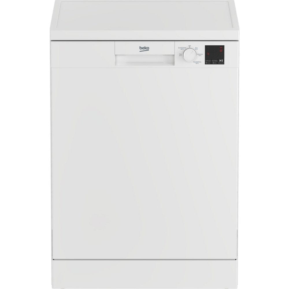 Beko DVN05C20W Full Size Dishwasher White 13 Place Settings - Atlantic Electrics - 39477730443487 