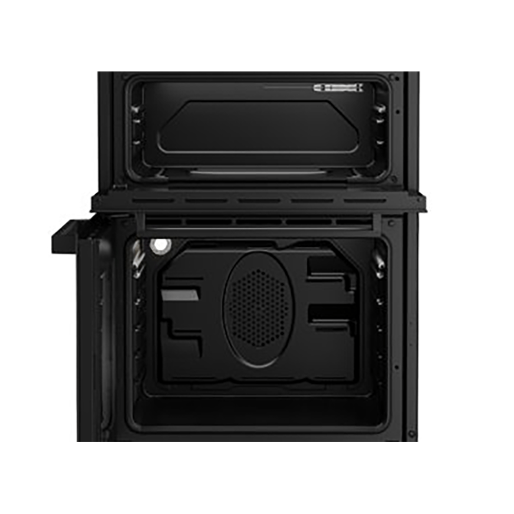 Beko EDC634K 60cm Double Oven Electric Cooker with Ceramic Hob Black | Atlantic Electrics - 39477735555295 
