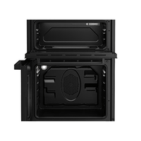 Thumbnail Beko EDC634K 60cm Double Oven Electric Cooker with Ceramic Hob Black | Atlantic Electrics- 39477735555295