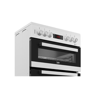 Thumbnail Beko EDC634W 60cm Double Oven Electric Cooker with Ceramic Hob White | Atlantic Electrics- 39477734277343