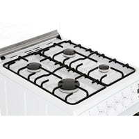 Thumbnail Beko EDG506W 50cm Twin Cavity Gas Cooker with Glass Lid White | Atlantic Electrics- 39477738701023
