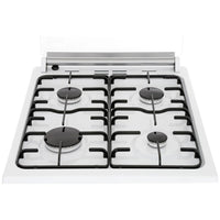 Thumbnail Beko EDG506W 50cm Twin Cavity Gas Cooker with Glass Lid White - 39477738766559