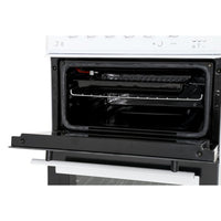 Thumbnail Beko EDG506W 50cm Twin Cavity Gas Cooker with Glass Lid White - 39477738504415