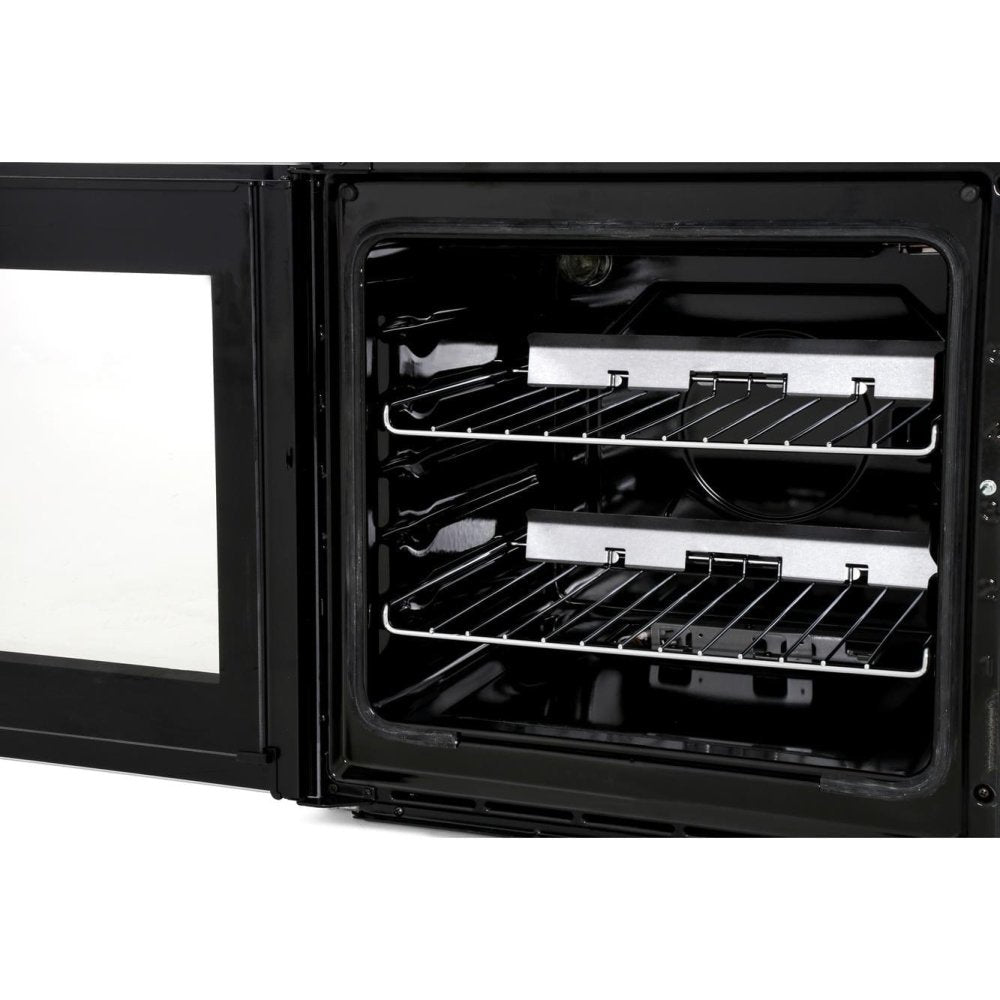 Beko EDG506W 50cm Twin Cavity Gas Cooker with Glass Lid White | Atlantic Electrics - 39477738832095 