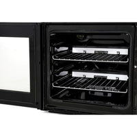 Thumbnail Beko EDG506W 50cm Twin Cavity Gas Cooker with Glass Lid White - 39477738832095
