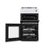 Thumbnail Beko EDG506W 50cm Twin Cavity Gas Cooker with Glass Lid White | Atlantic Electrics- 39477738537183