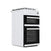 Thumbnail Beko EDG506W 50cm Twin Cavity Gas Cooker with Glass Lid White | Atlantic Electrics- 39477738569951