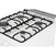 Thumbnail Beko EDG506W 50cm Twin Cavity Gas Cooker with Glass Lid White | Atlantic Electrics- 39477738733791