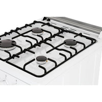 Thumbnail Beko EDG506W 50cm Twin Cavity Gas Cooker with Glass Lid White - 39477738733791