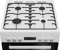 Thumbnail Beko EDG634W 60cm Double Oven Gas Cooker with Gas Hob - 40452081909983