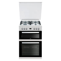 Thumbnail Beko EDG6L33W 60cm Double Oven Gas Cooker with Glass Lid - 39477733523679