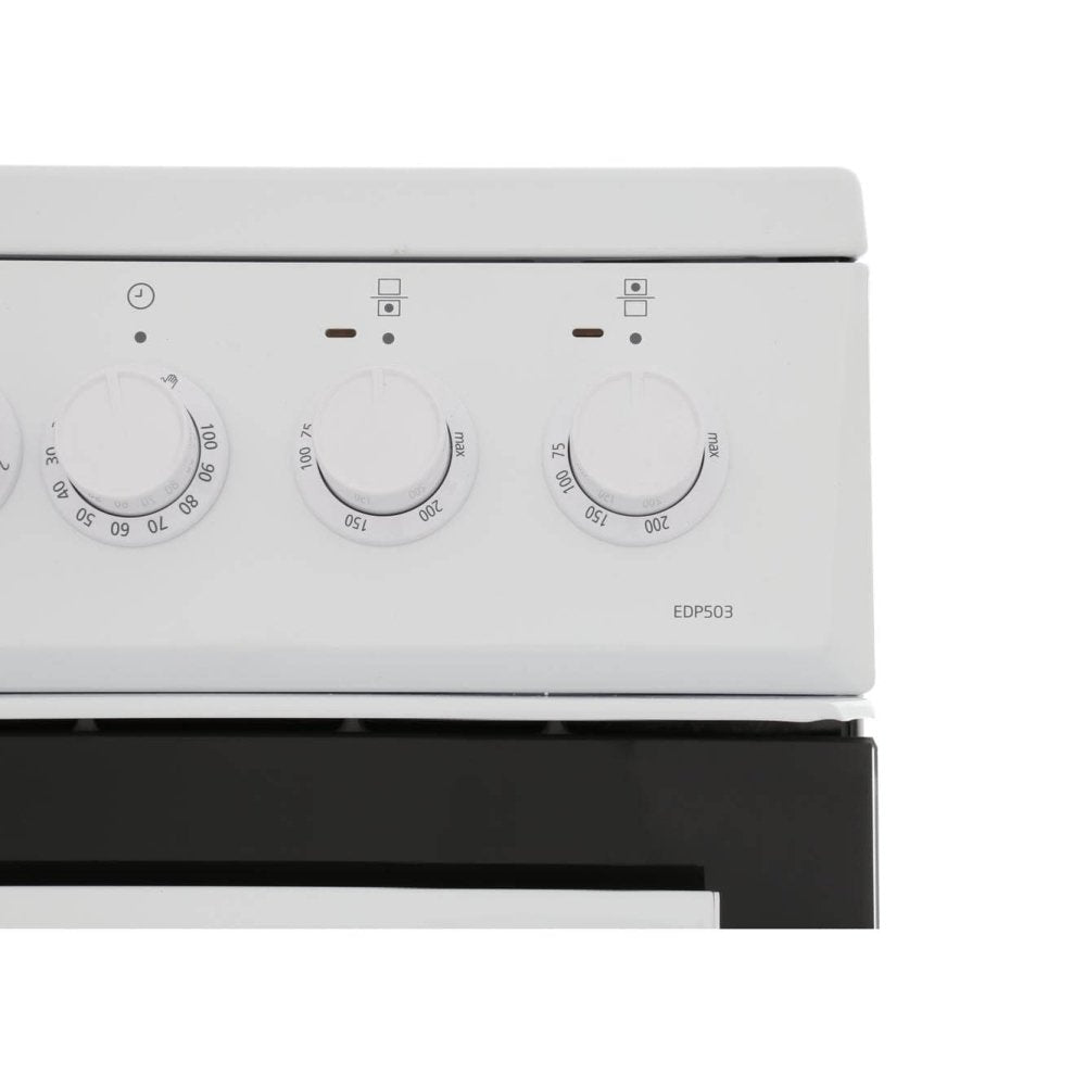Beko EDP503W 50cm Electric Double Oven with Grill Cooker White | Atlantic Electrics - 39477737652447 