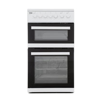 Thumbnail Beko EDP503W 50cm Electric Double Oven with Grill Cooker White - 39477737750751