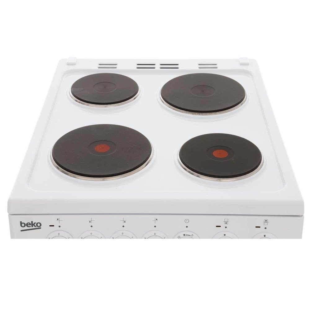 Beko EDP503W 50cm Electric Double Oven with Grill Cooker White - Atlantic Electrics - 39477737783519 