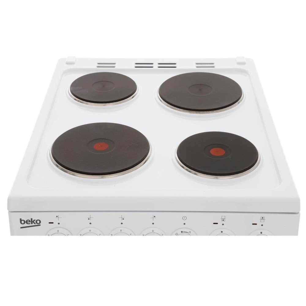 Beko EDP503W 50cm Electric Double Oven with Grill Cooker White | Atlantic Electrics - 39477737783519 