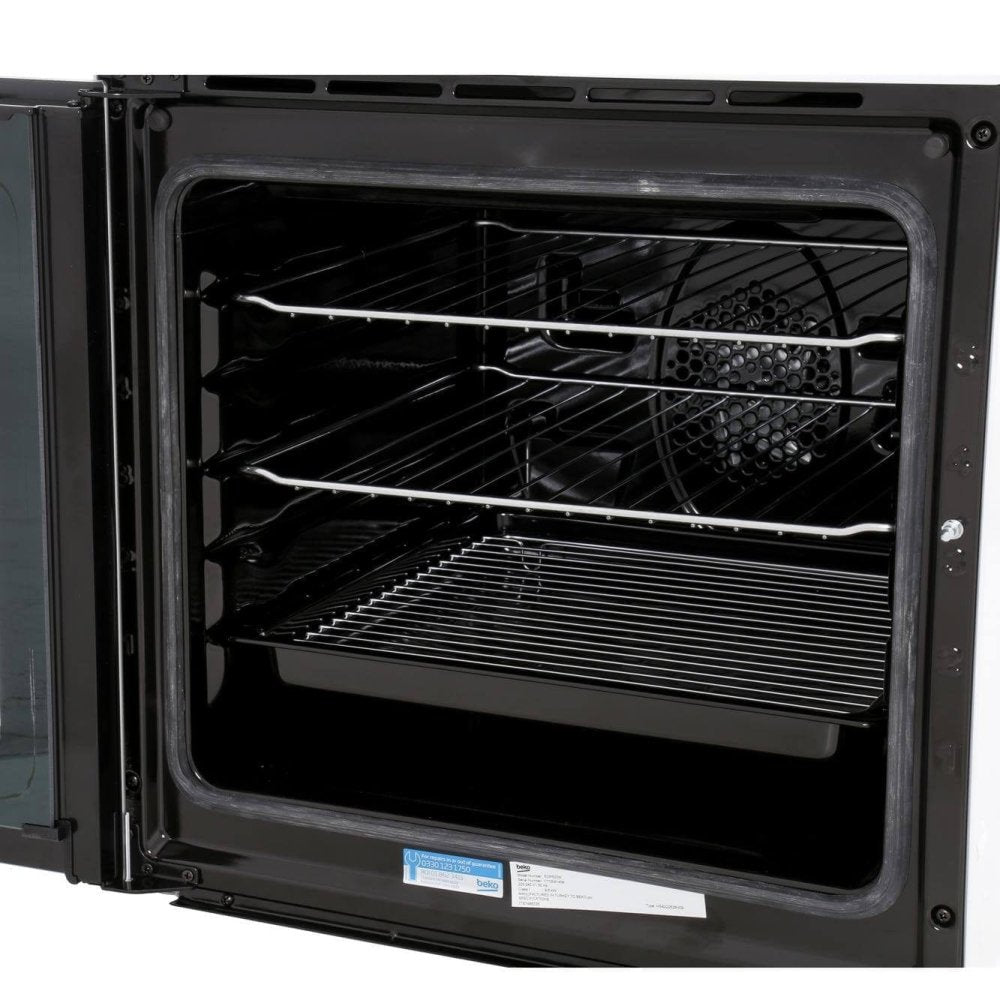 Beko EDP503W 50cm Electric Double Oven with Grill Cooker White | Atlantic Electrics - 39477737816287 