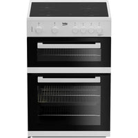 Thumbnail Beko ETC611W 60cm Oven Electric Cooker with Ceramic Hob - 40452081746143
