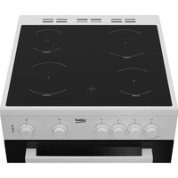 Thumbnail Beko ETC611W 60cm Oven Electric Cooker with Ceramic Hob - 40452081811679