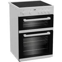 Thumbnail Beko ETC611W 60cm Oven Electric Cooker with Ceramic Hob - 40452081778911