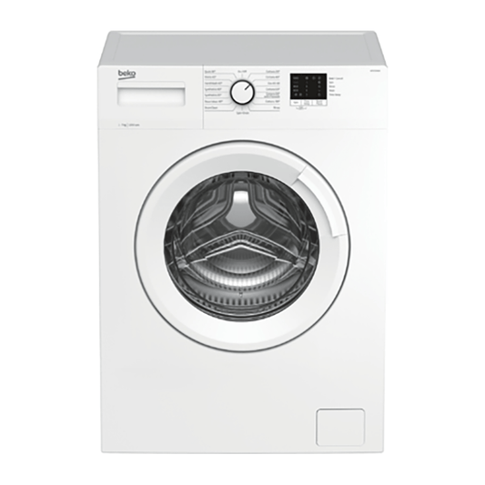 Beko WTK72041W 7kg 1200rpm Freestanding Washing Machine, 60cm Wide- White - Atlantic Electrics