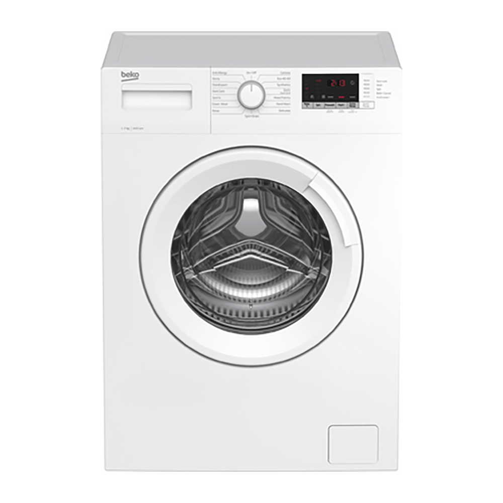Beko WTK74151W 7kg 1400 rpm Freestanding Washing Machine - White - Atlantic Electrics - 39477735915743 