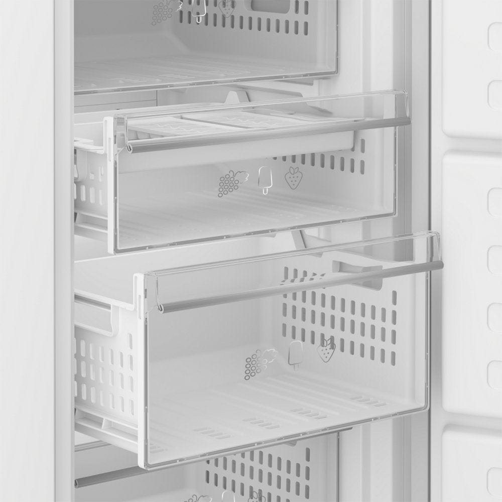 Blomberg FNT3454I 54cm Integrated Frost Free Tall Freezer White - Atlantic Electrics - 39477736997087 