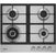 Thumbnail Blomberg GEN73415E 58cm Gas Hob Stainless Steel | Atlantic Electrics- 39477737029855