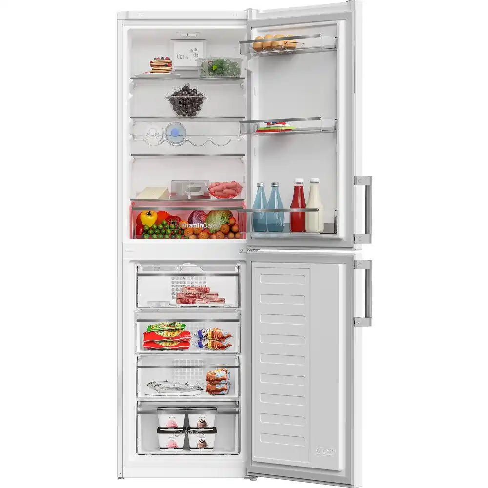 Blomberg KGM4574V Frost Free Fridge Freezer - White | Atlantic Electrics - 40452093608159 