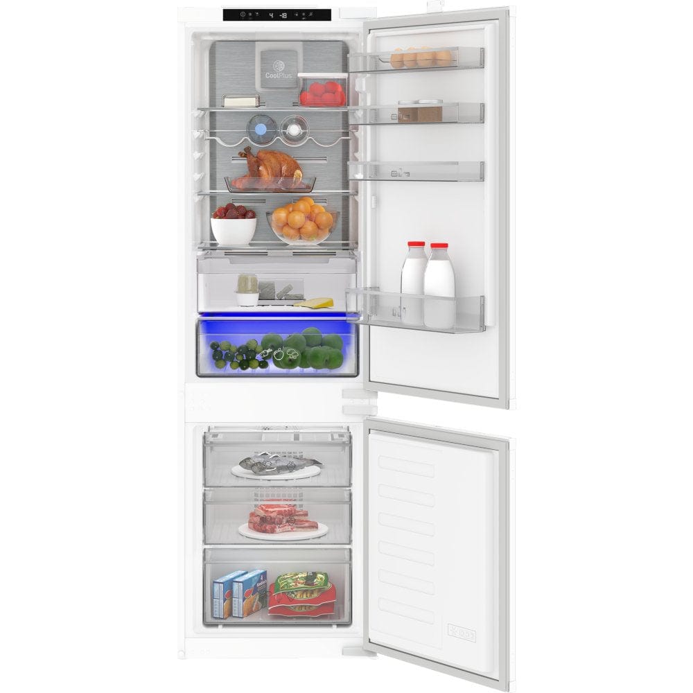 Blomberg KND4554VI 70-30 Intergrated Fridge Freezer - White | Atlantic Electrics - 39477743059167 