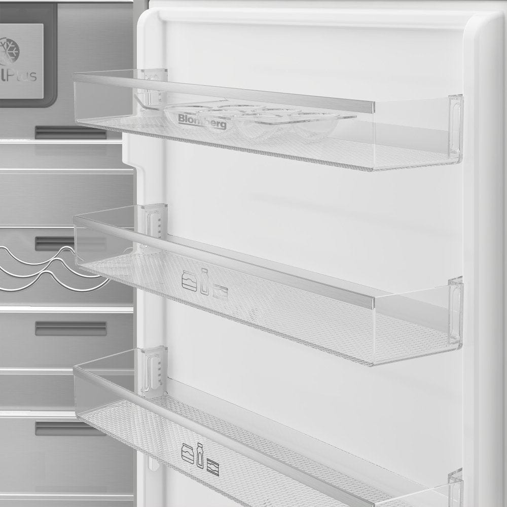 Blomberg KND4554VI 70-30 Intergrated Fridge Freezer - White | Atlantic Electrics - 39477742895327 